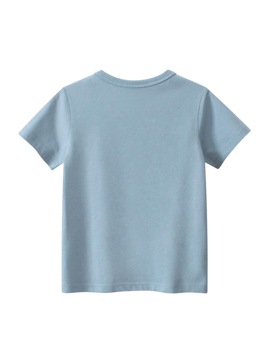 Ropa infantil 2025, nuevo estilo de verano, ropa para niños, camisetas para bebés, camisetas de manga corta para niños, ropa infantil al por mayor