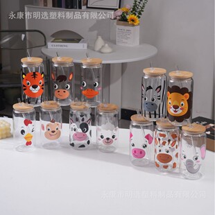 �羳����PC���ϱ����Dӡ��ͨ�����ʽ16oz�Ό��������ܱ�÷ɭƿ