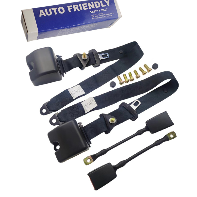 Cross-Border Hot-Selling Automatic Retractable Three-Point Safety Belt for Buses, Trucks, and Passenger Vehicles, Front and Rear Diagonal Shoulder Type with Emergency Lock