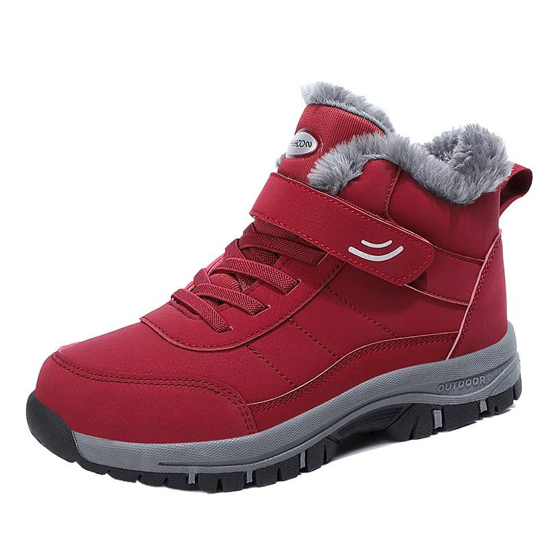 Nuevos zapatos de ancianos para hombres otoño y invierno de alto nivel de algodón grueso zapatos deportivos antideslizantes zapatos madre botas de nieve pareja