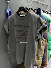 韩国东大门2025早春新款字母印花简约时尚圆领短袖T恤女上衣ins潮