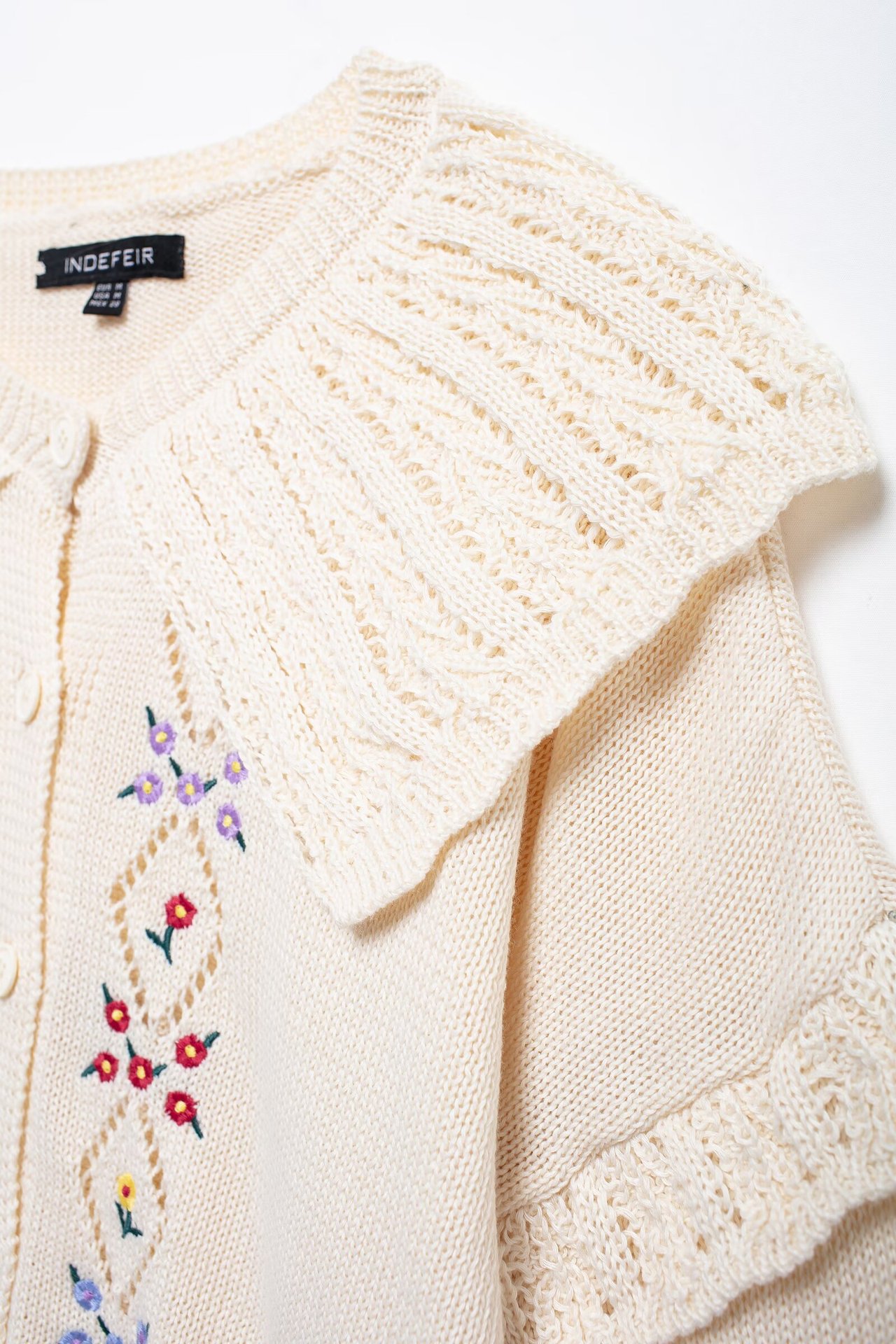 Vêtements pour femmes 2024 automne et hiver nouveau style de mode pull tricoté brodé_voghion.com