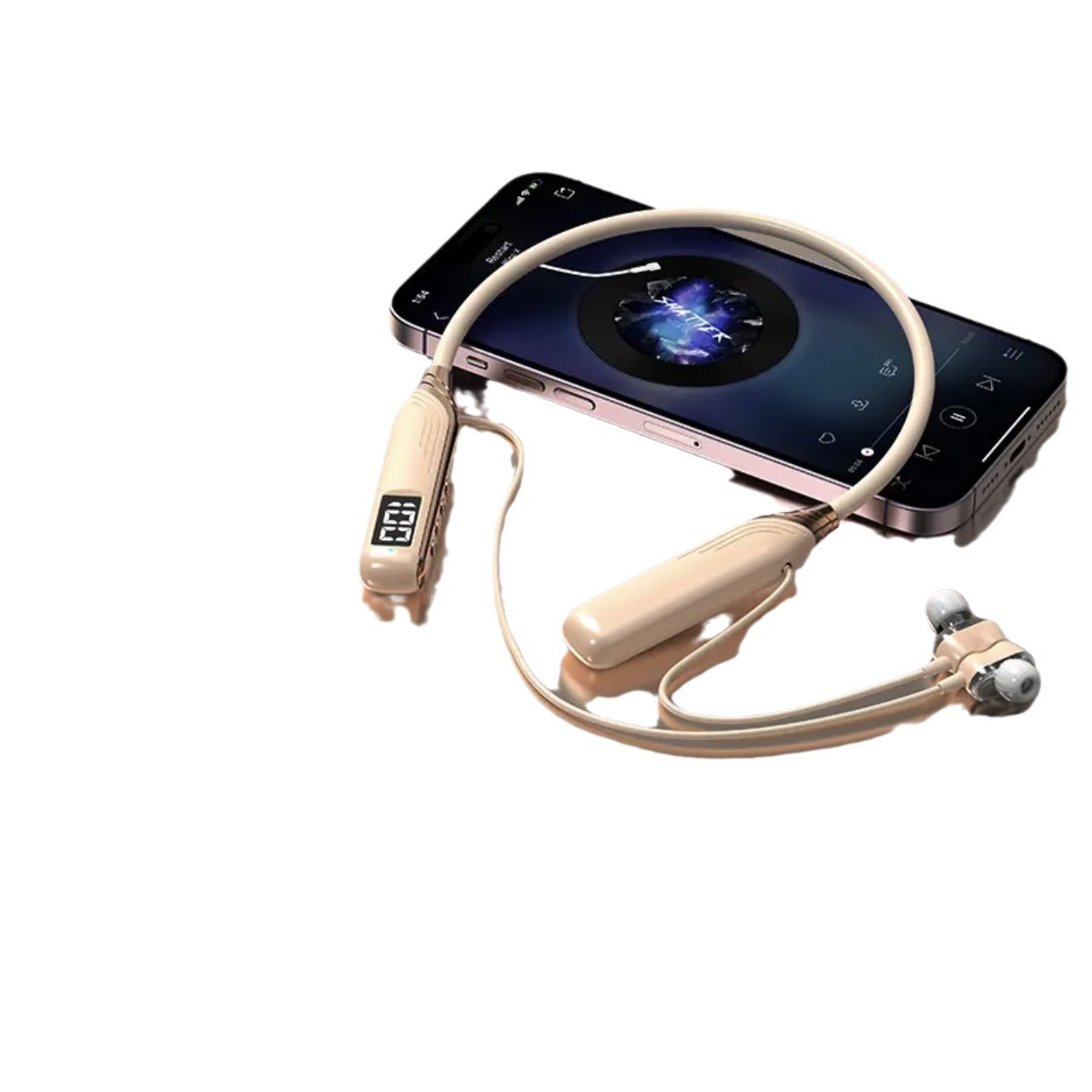 G91 Berlin Voice nuevo cuello colgante inalámbrico auriculares Bluetooth deportivos de larga duración reduciendo el ruido K canción en vivo de retorno de oído