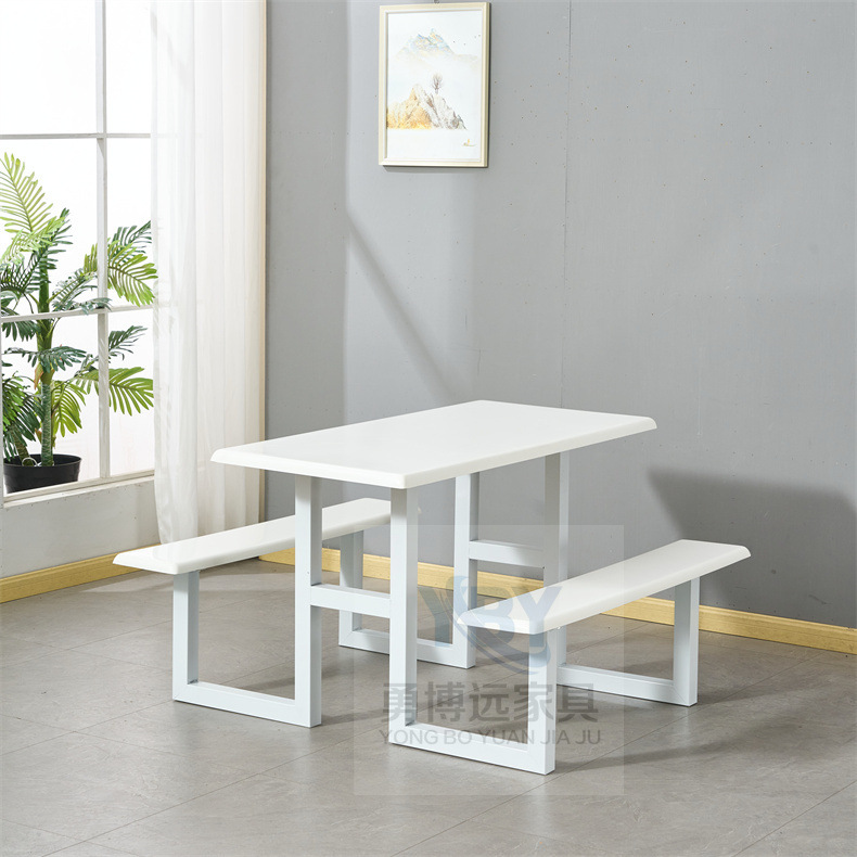 Umbrella Stand Fast Food Dining Table Outdoor Fiberglass Table and Chair Set Supermarket Leisure Dining Table and Chair Set Simple Modern Iron Art