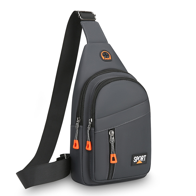 Cross-border nuevo tipo de bolso de hombro de hombre Nylon resistente al desgaste, anti-dropback mochila casual, bolso de pecho deportivo de ciclismo
