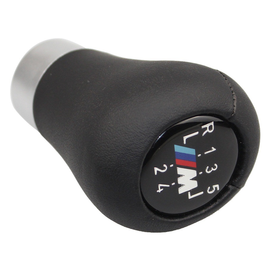 Adecuado para BMW cambio balonmano tridimensional etiqueta 5/6 palanca de cambio balonmano cambio mango cuero cabeza redonda image 1