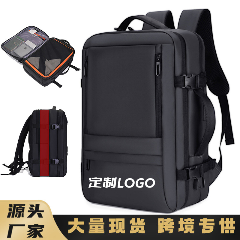 Mochila transfronteriza Mochila portátil multifuncional para hombre, bolsa para computadora de negocios, bolsa de viaje de negocios de gran capacidad, mochila escolar