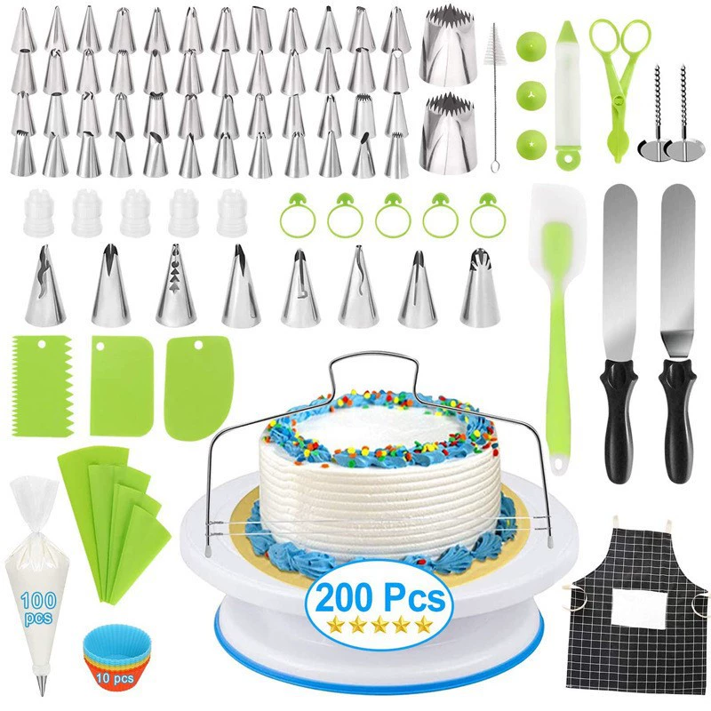 Cream set, fondant, mold, 122 pieces, DIY