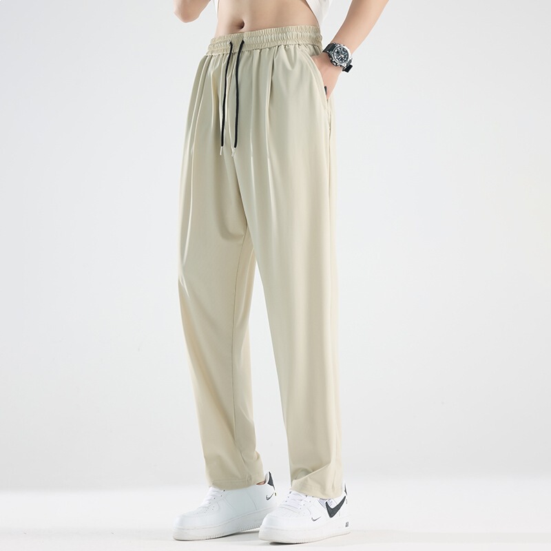 2026 Fashionable Versatile Exquisite Nylon Ice Silk Pants Stylish Simple Trendy Versatile Casual Pants for Outdoor Sports 2026 Fashionable Versatile Exquisite Nylon Ice Silk Pants Stylish Simple Trendy Versatile Casual Pants for Outdoor Sports