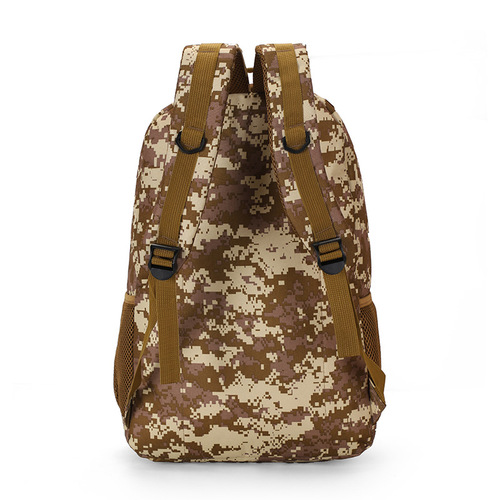 Outdoor backpack, mountaineering backpack, men's school bag, camouflage backpack, multi-functional travel three-level bag, large capacity for men and women