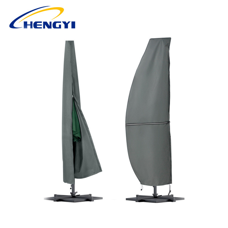 Cross-Border Hot-Selling Parasol Cover, Beach Umbrella Protective Cover, Roman Umbrella Dustproof and Rainproof Cover, Outdoor Banana Umbrella Cover, Waterproof