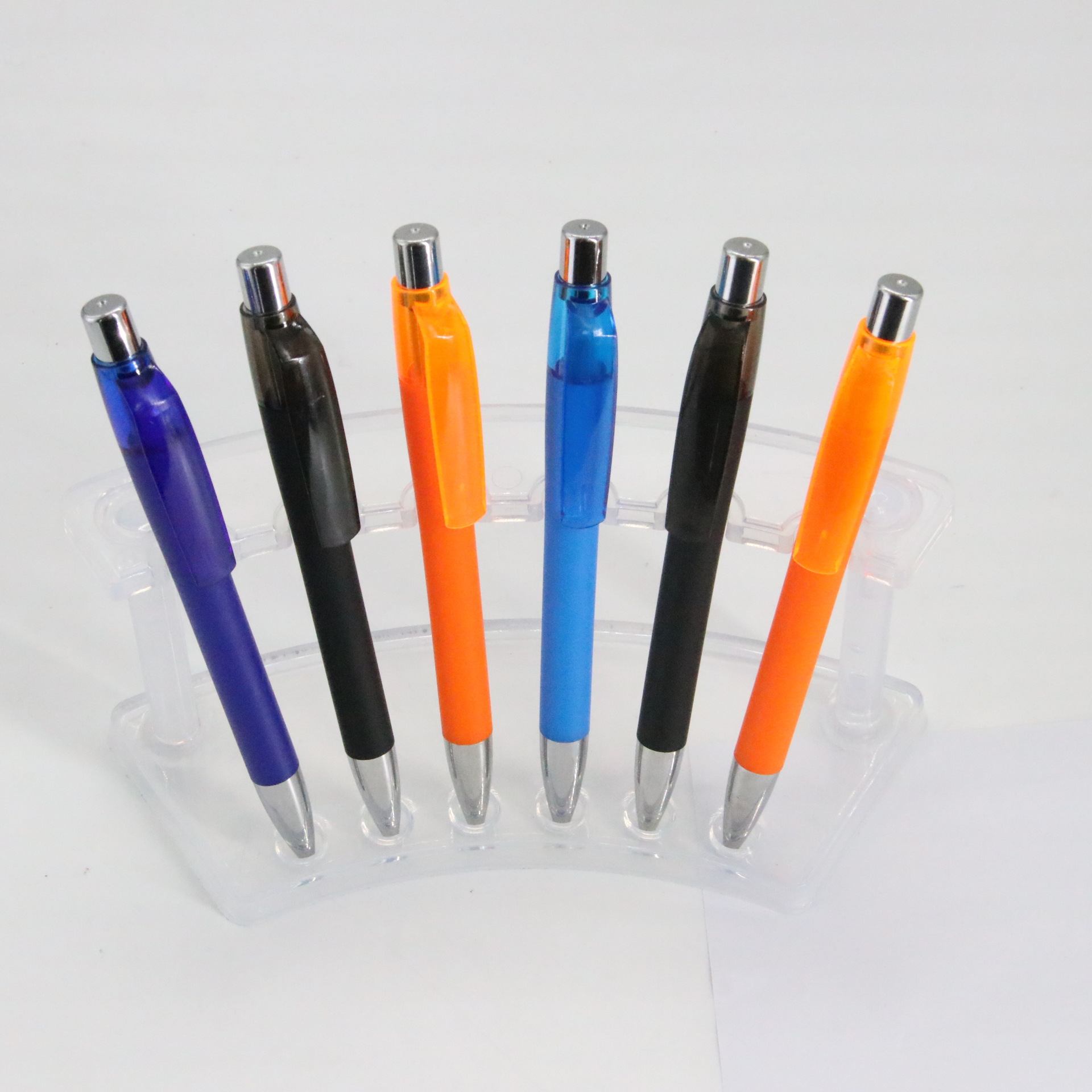 Prensa bolígrafo bala recarga pluma de plástico cuerpo láser logotipo fábrica al por mayor Oficina escuela suministros
