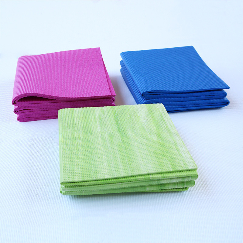 handheld foldable sports yoga mat PVC for gym