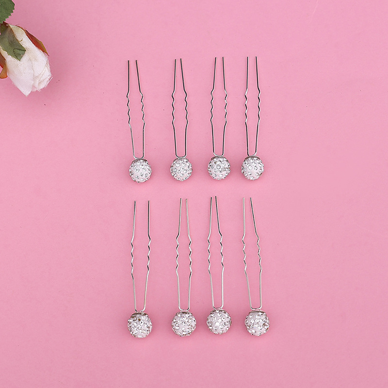 [18 piezas] accesorios para el cabello updo nupcial horquilla tapón para el cabello clip en forma de U popular Pin Pasador para el cabello maquillaje trenzado del cabello