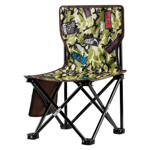 Outdoor folding chair portable camping pony fishing stool art student back bench sketching chair table