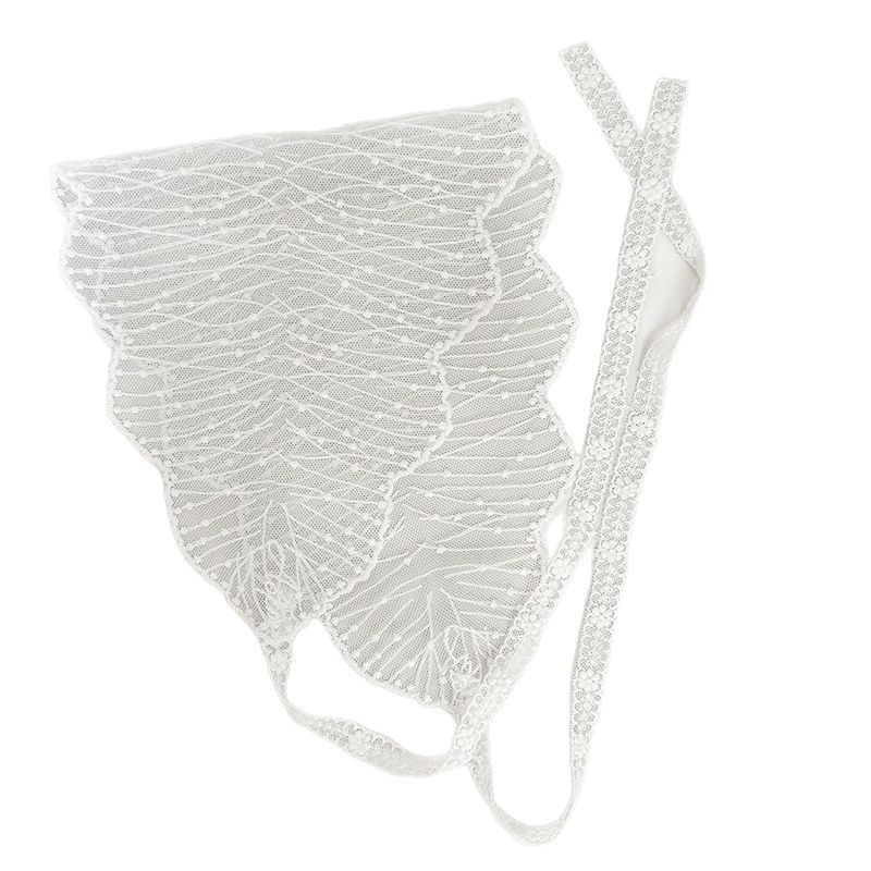 Pañuelo de seda de encaje de alta calidad verano nuevo estilo súper hada flor triángulo bufanda bufanda bufanda femenina pañuelo cinturón para el cabello atado cabello