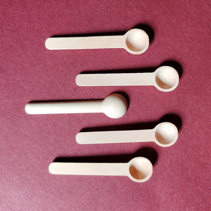 ミニの小さい木のスプーンの子供の粉ミルクの量のスプーンのアイデアの小さいスープのハスの木の風呂の塩の粉末のスプーンの蜂蜜の木製のスプーン|undefined