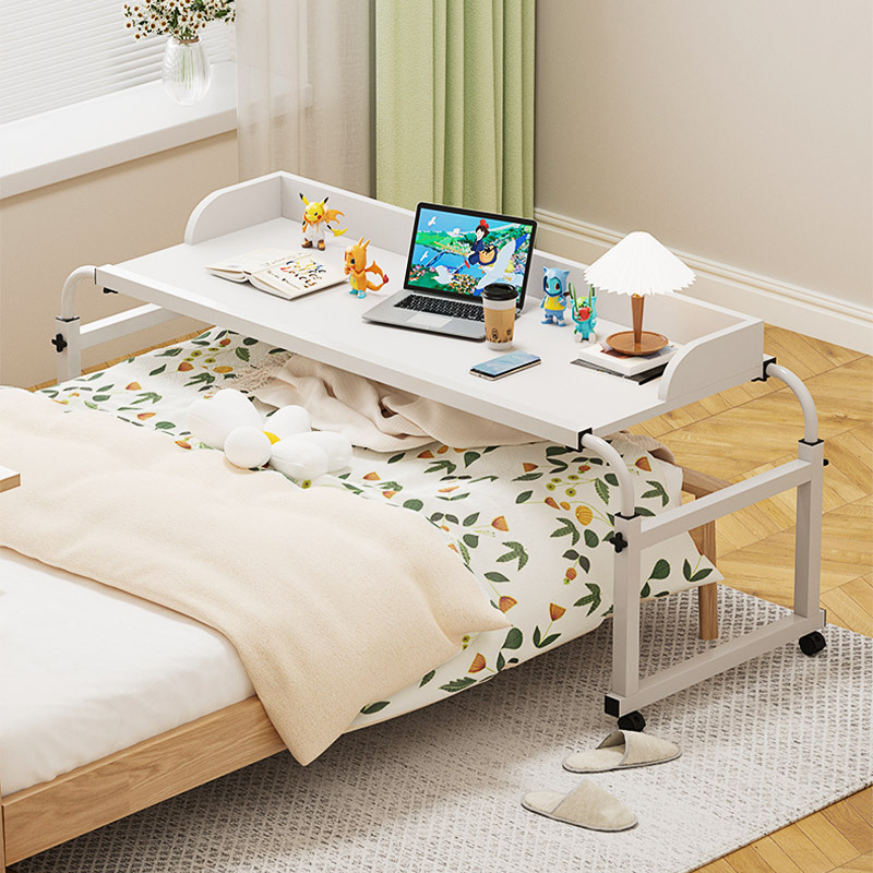 Lazy Cross-Bed Table Retractable Lifting Home Double Computer Table Mobile Bedroom Small Table Bed End Table Long Table