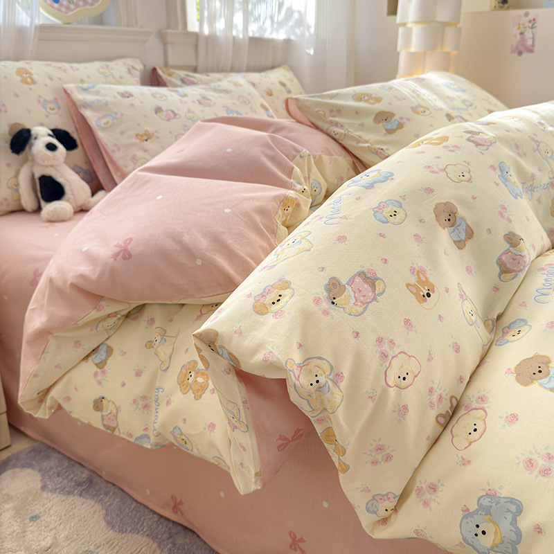 Funda de edredón de algodón de una sola pieza 2024 nueva sábana de algodón cubierta de edredón individual 150x200x230 sábana