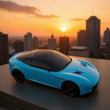 跑车模型蓝牙音箱桌面摆件小音响仿真汽车低音炮无线插卡礼品摆件