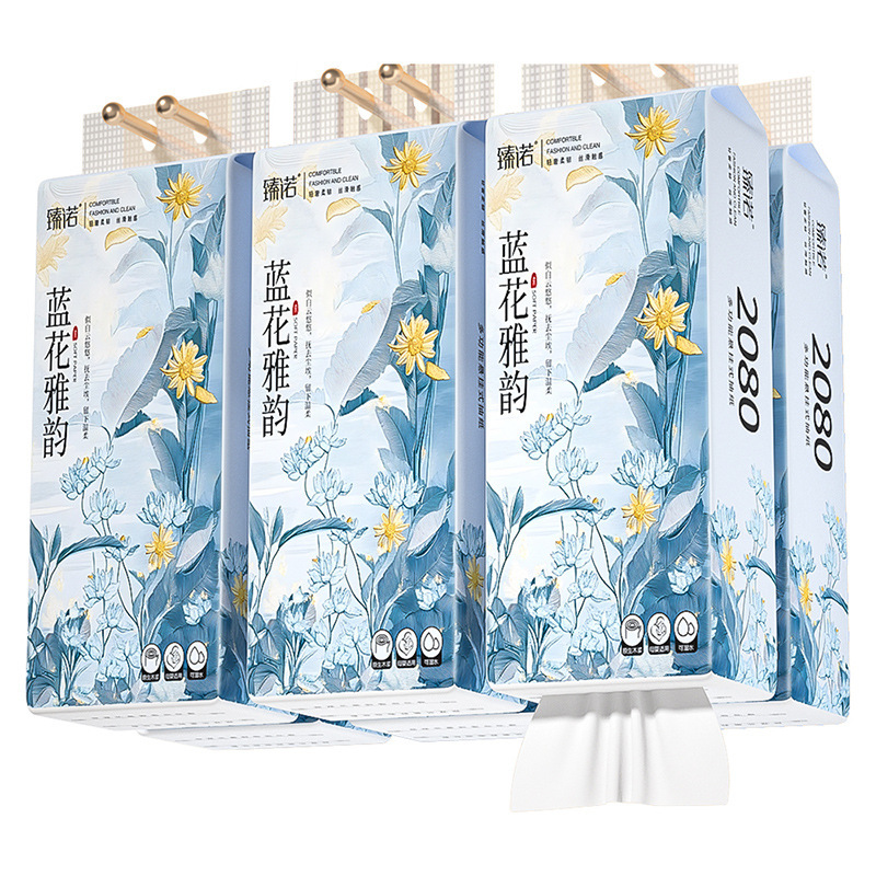 Zhenno 12 パック吊り下げティッシュペーパー増粘と容量 Douyin 同じスタイルの大型パックティッシュペーパー家庭用フルボックス手頃な価格のドロップシッピング|undefined