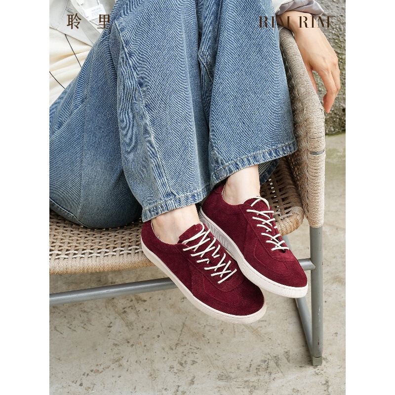 Authentic! Handmade German training shoes, suede leather, soft sole, casual shoes for women, retro and versatile, molded horsehide shoes Authentic! Handmade German training shoes, suede leather, soft sole, casual shoes for women, retro and versatile, molded horsehide shoes