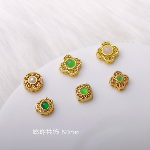 18k��ɫ�������ʯ������U�ո����ֹ�diy�Ʒ�������朴�����