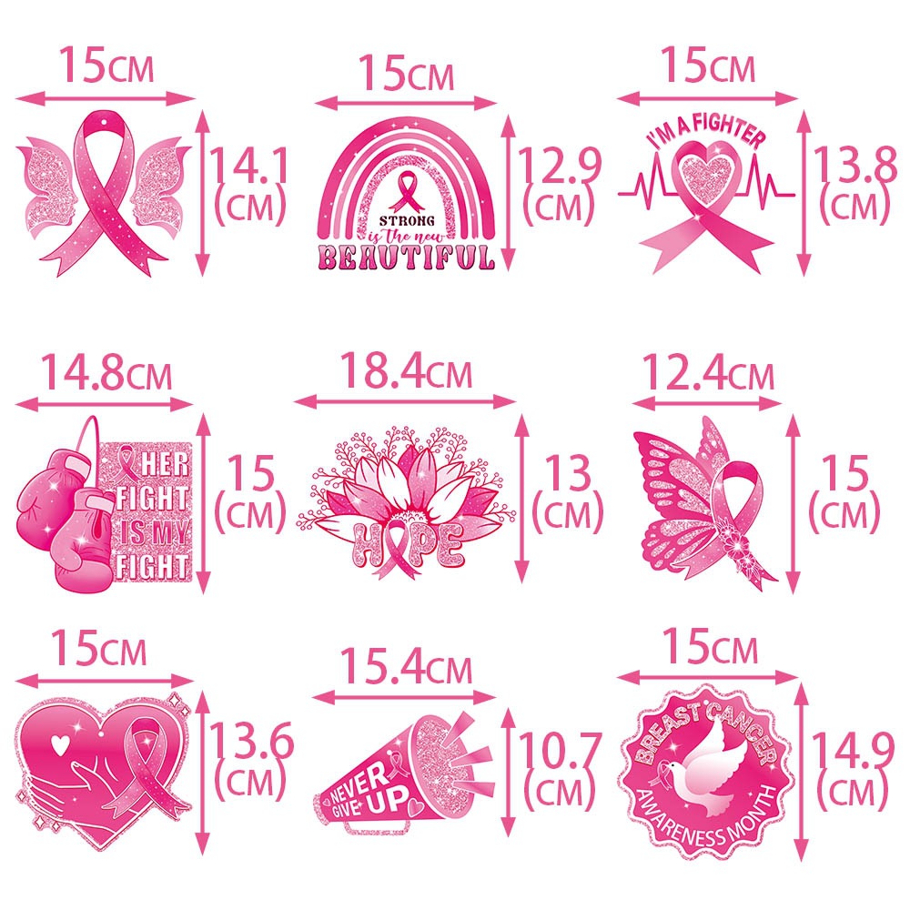 Nuevo transfronterizo amor leche día decoración de la fiesta espiral placa colgante cáncer de mama amor leche día decoración