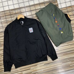 現物海外飛行服ジャケット反射飛人七色アルファベット刺繍カジュアル男女カップル野球服コート