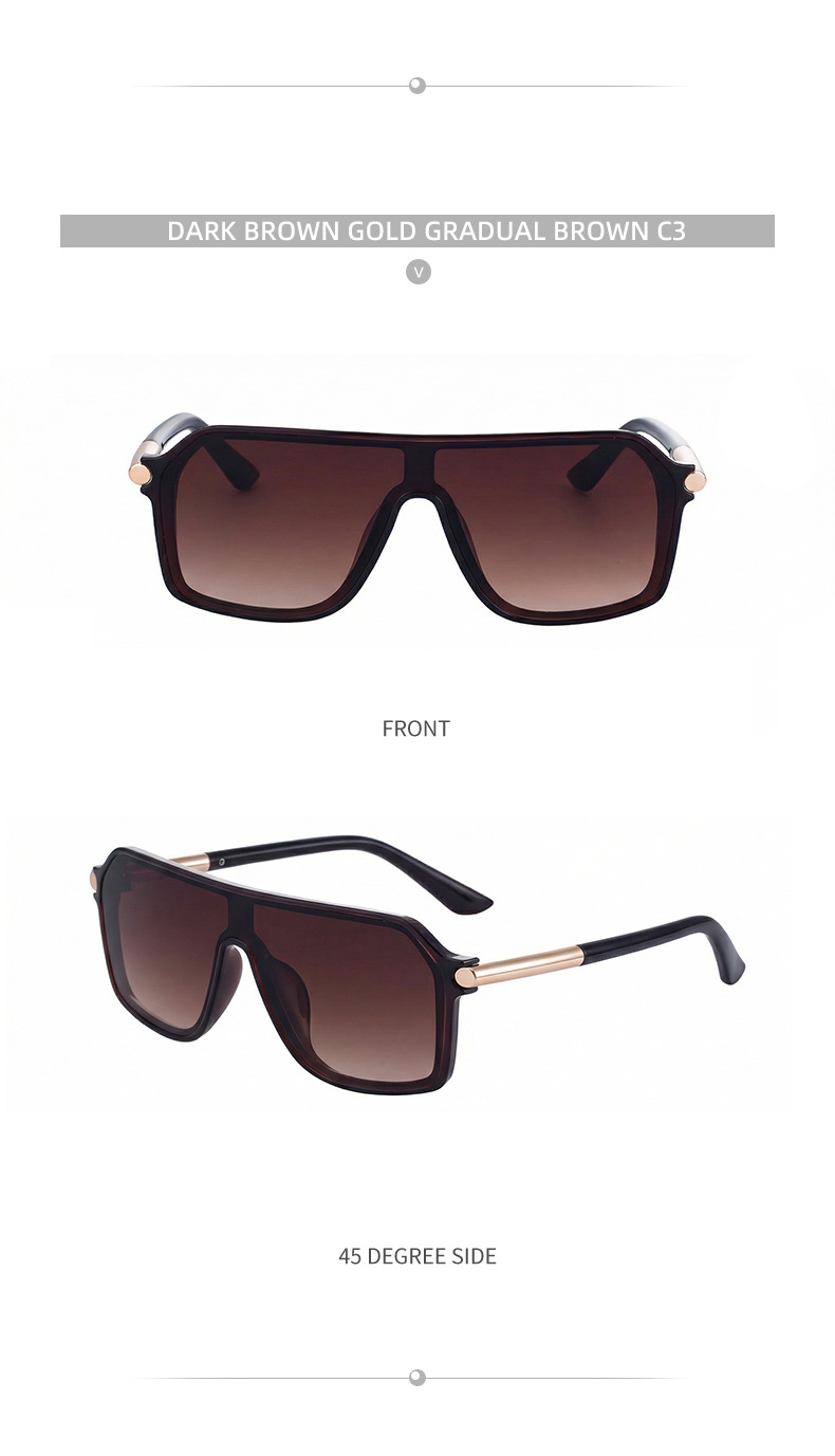 Steampunk Einteilige Schild Sonnenbrille Männer 2026 Luxus Marke Vintage Übergroßen Metall Großen Rahmen Sonnenbrille für Männliche Sport brillen – Detail 12
