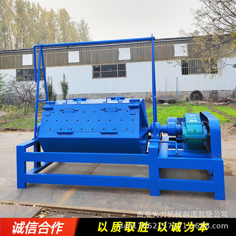 五金零件粗加工电动滚筒抛光机 钢管除锈翻新大容量研磨机