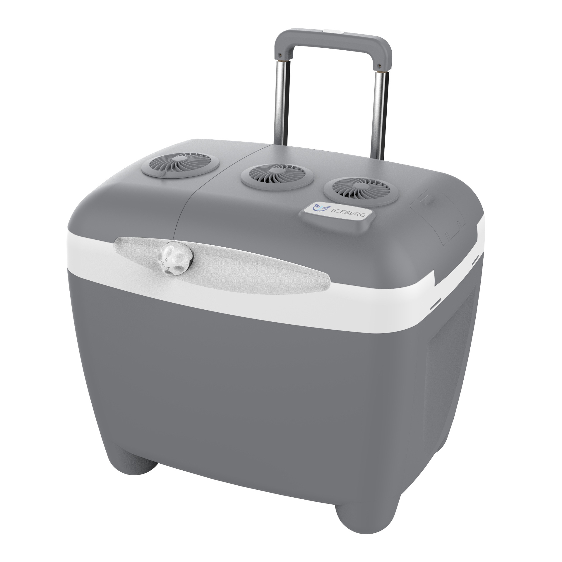 Nueva 50L carro portátil refrigerador del coche resistente al desgaste Mute rueda CNC acampar al aire libre coche pequeño refrigerador