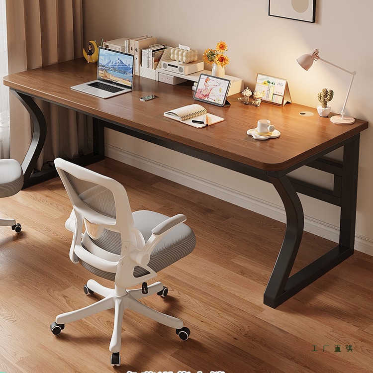 Solid Wood Computer Desk Simple Desk Student Home Desktop Desk Long Table Workbench Bedroom E-Sports Table
