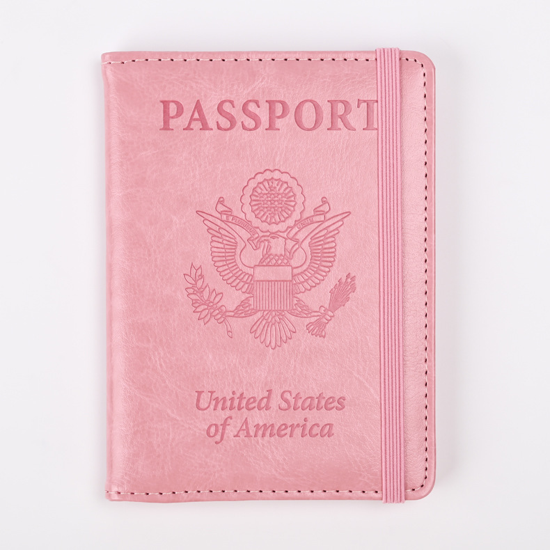 Unisex Basic Letter Flower Pu Leather Passport Holders display picture 2