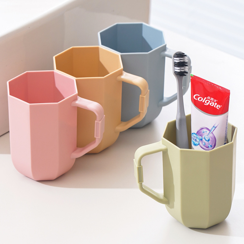 Mouthwash Cup for Home Use, Toothbrush Cup for Students' Dormitory, Couple's Toothbrush Cup, Toothbrush Holder, High-Value Plastic Cup