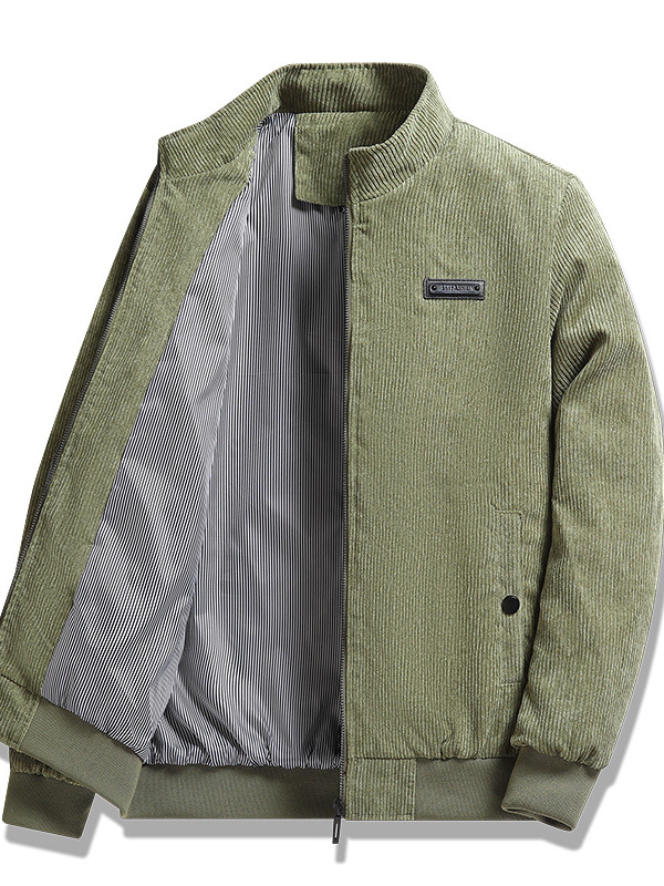 Chaqueta de hombre, abrigo de algodón caliente, cuello vertical, cordero de cordero grueso, herramientas de invierno y otoño, ropa de algodón a prueba de frío nueva