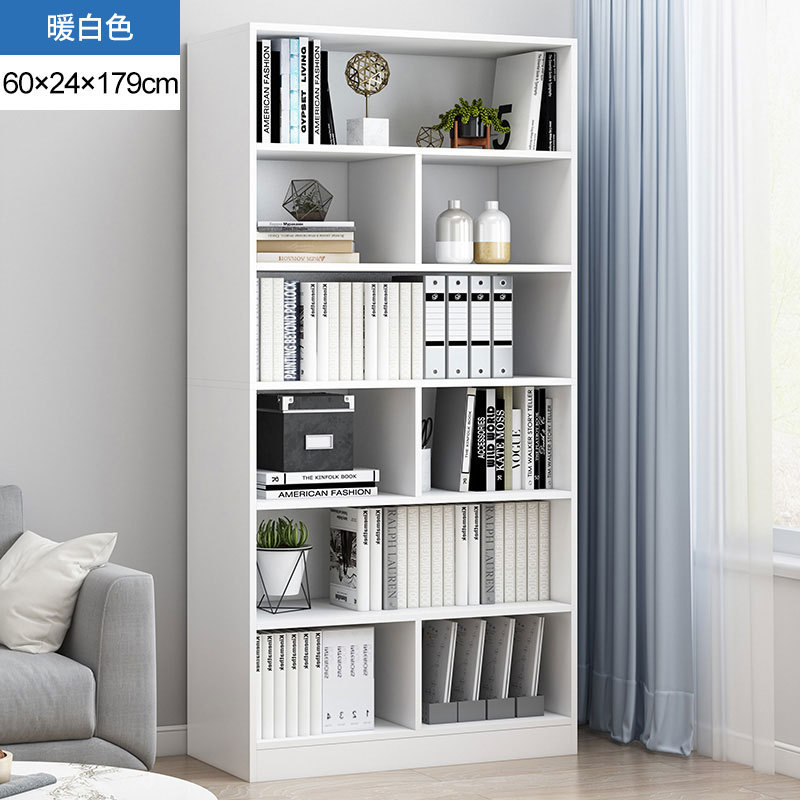 Estantería para sala de estar, estante de almacenamiento simple para el hogar, armario de almacenamiento combinado de pie, librero pequeño para espacios estrechos, almacenamiento de esquina de pared. image 29