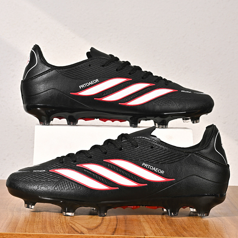 Tenis de Fútbol de Caña Baja para Entrenamiento Tacos Largos y TF Suela TPU y Gamuza Ligero image 8