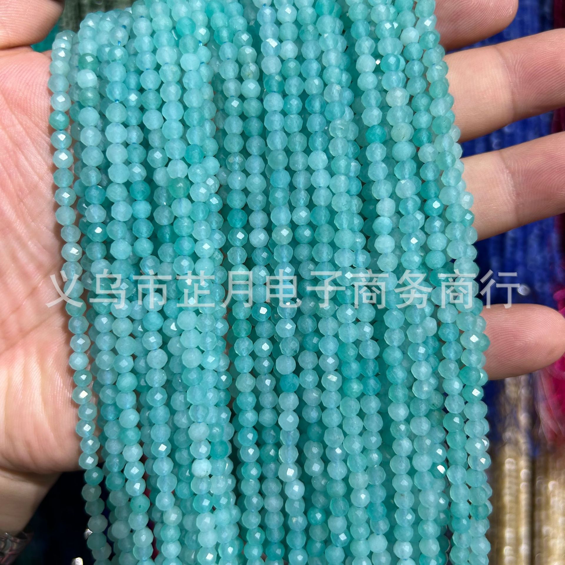 Pequeñas cuentas 2mm3mm4mm facetas todo tipo de ágata Cristal de piedra natural granos sueltos DIY joyería pulsera collar