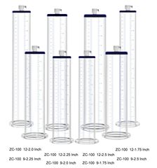 ZC100 High-End Acrylic Erotic Pressure Tube Vacuum Self-Locking Male Penis Endurance Professional Training Device
