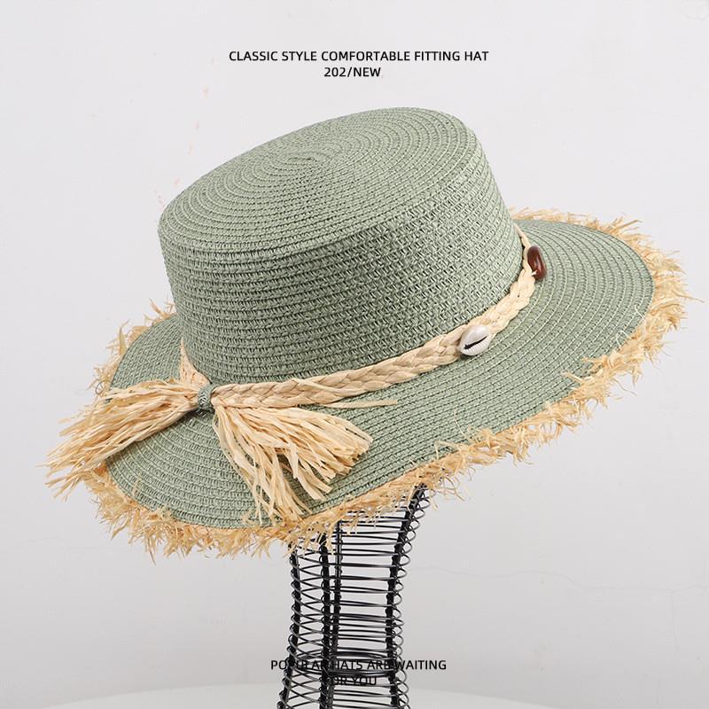 Gran Bretaña retro sombrero de paja panameño sombrero de verano nuevo sombrero de protección solar sombrero de playa sombrero de vacaciones