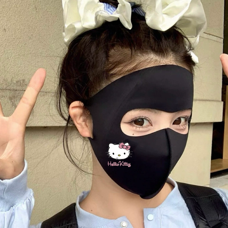 Hello Kitty, летняя дорожная медицинская маска, защита от УФ