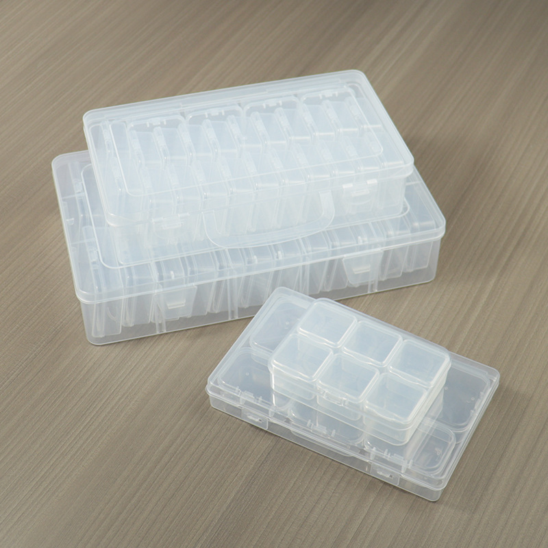 箱中箱セット箱マルチ収納小物防塵整理展示箱プラスチック透明PP多規格ピアスケース|undefined