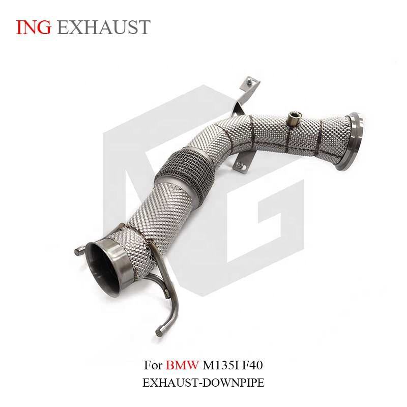 Suitable for BMW M135i F40 with hood stainless steel muffler exhaust system downpipe