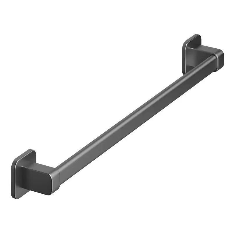 Towel Rack for Bathroom, No-Drill Hand Towel and Bath Towel Hanger, Bathroom Storage Rack, Wall-Mounted Single Rod Towel Bar