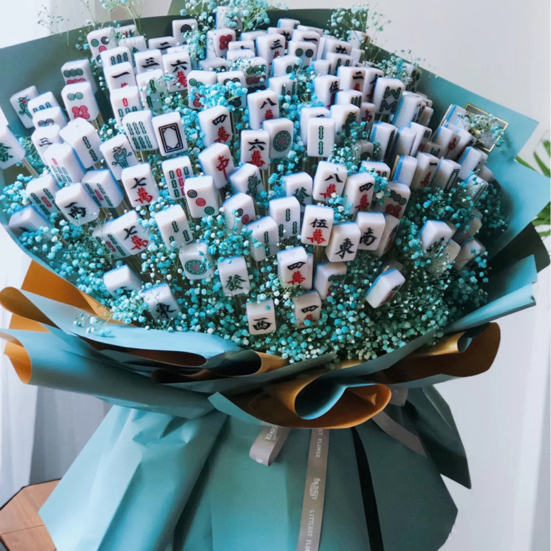 鲜花包装纸 开业大吉花篮乔迁婚礼喜事包花纸 双面防水鎏金纸批发