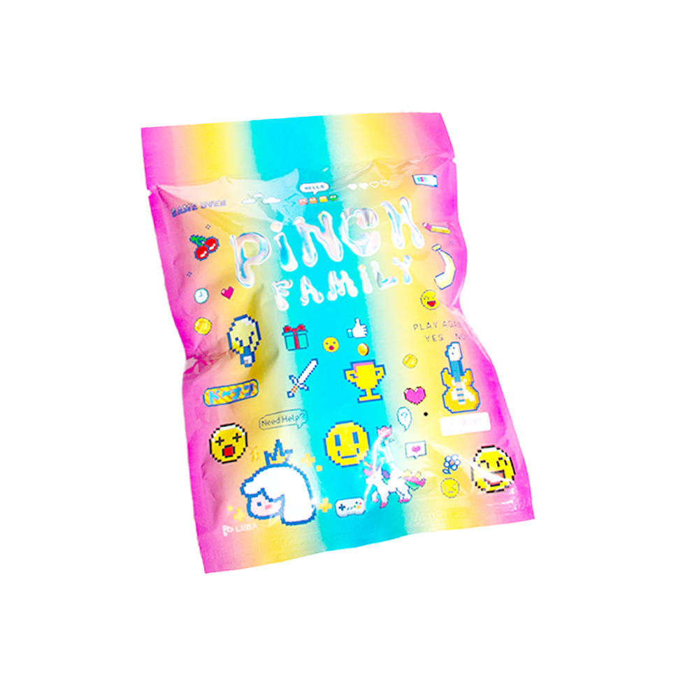 Garra de gato waffle donuts bolsa ciega de patatas fritas amasar música descomprimir Caja ciega de juguete douyin misma bolsa ciega para comer y jugar