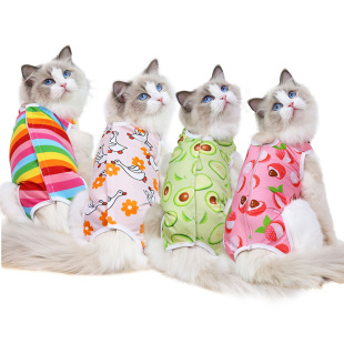 Dogs, Small and Medium-Sized Dogs and Cats, Post-Surgery Fruit Series, Four-Season Pet Clothes, Supplies and Clothing