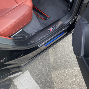 Audi Q5L modified special carbon fiber welcome pedal threshold pedal threshold rear guard plate inner threshold bar