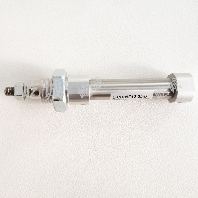 日本SMC全新L-CD85F12-25-B气缸平端基本型钢带安装 缸径12行程25